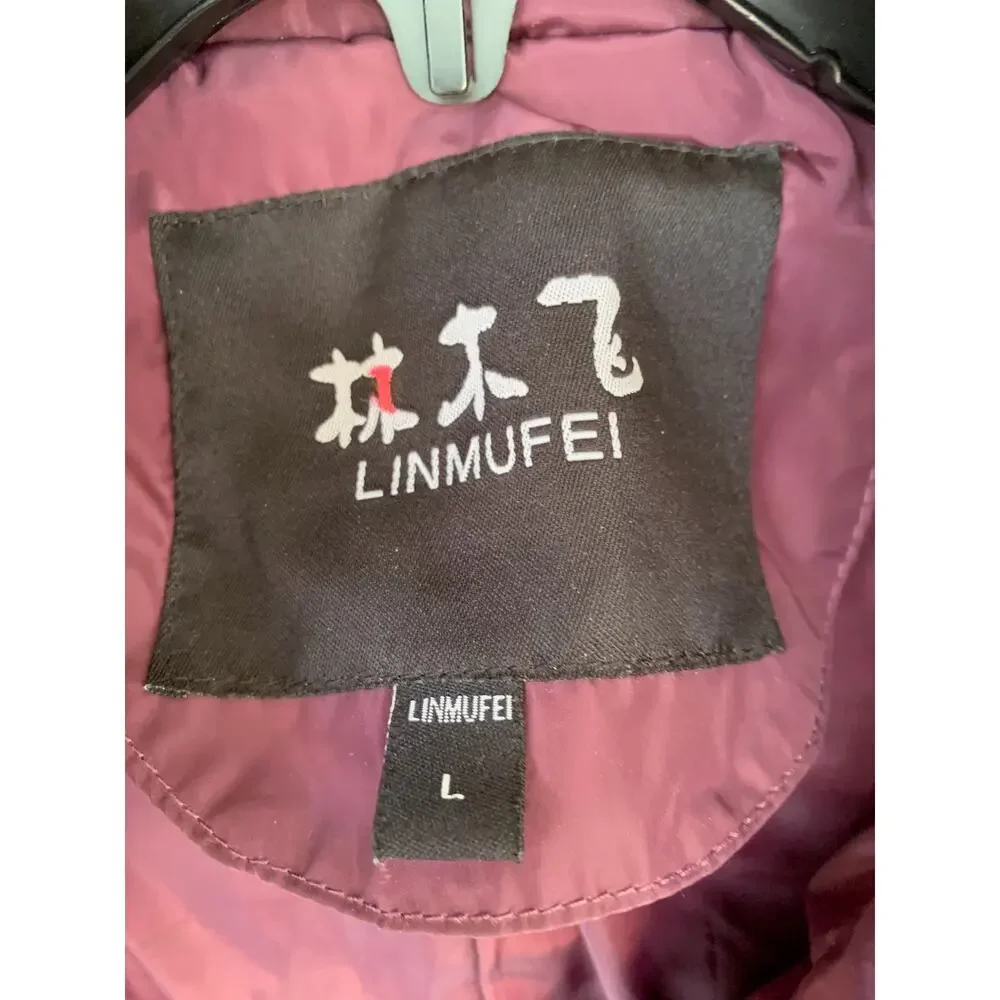 Linmufei Down Filled Puffer Parka-Size Large - Picture 2 of 15